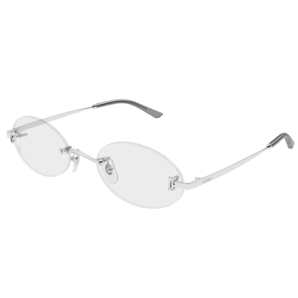 Cartier CT0594o-002 Eyeglasses Silver Metal